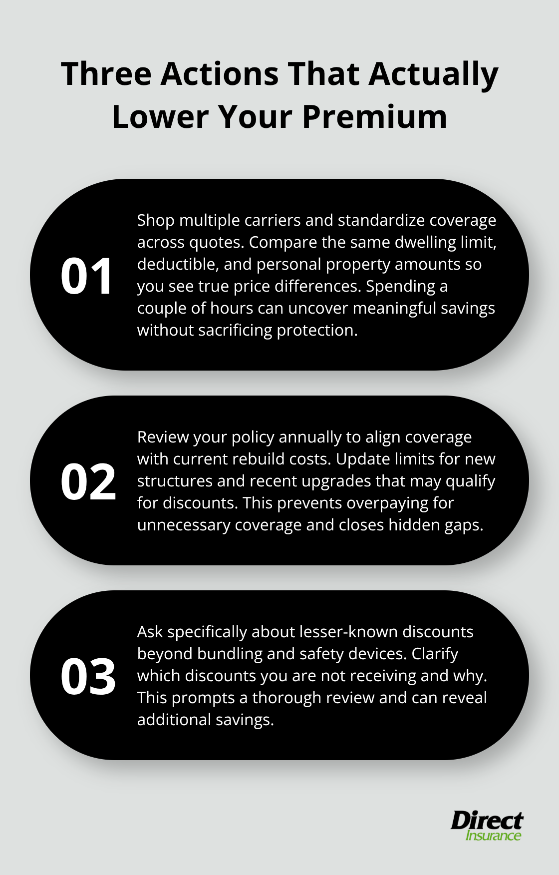 Three practical steps Utah homeowners can take to reduce home insurance costs.